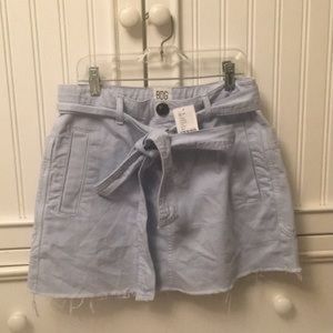 BDG front tie mini skirt